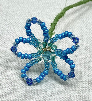 evermore | beaded flower stems