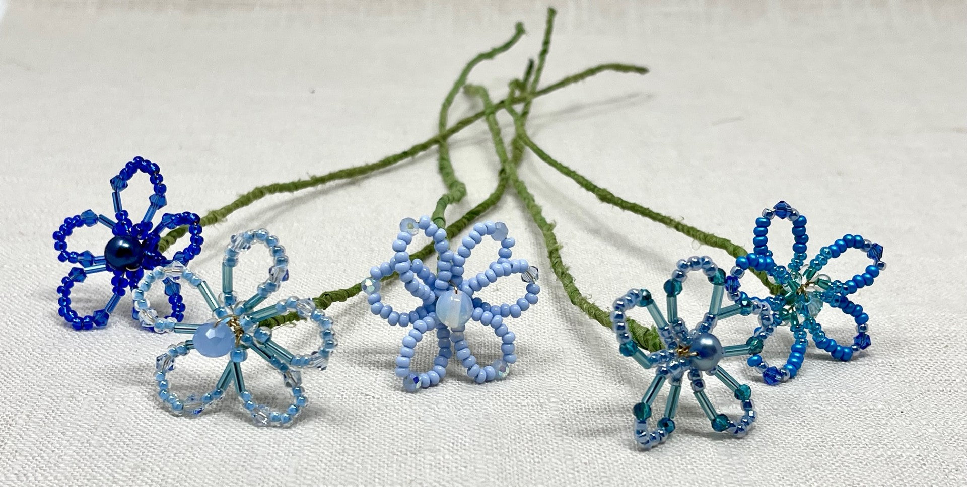 evermore | beaded flower stems