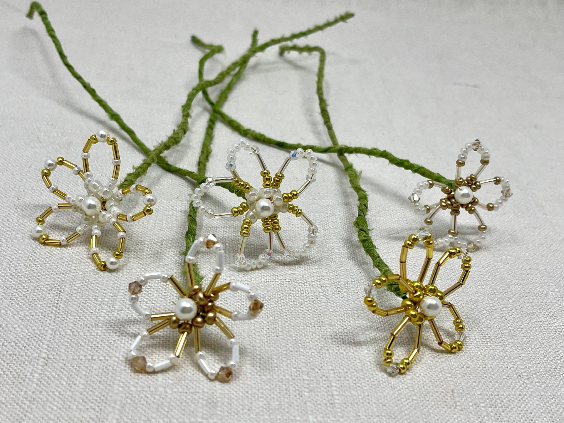 evermore | beaded flower stems