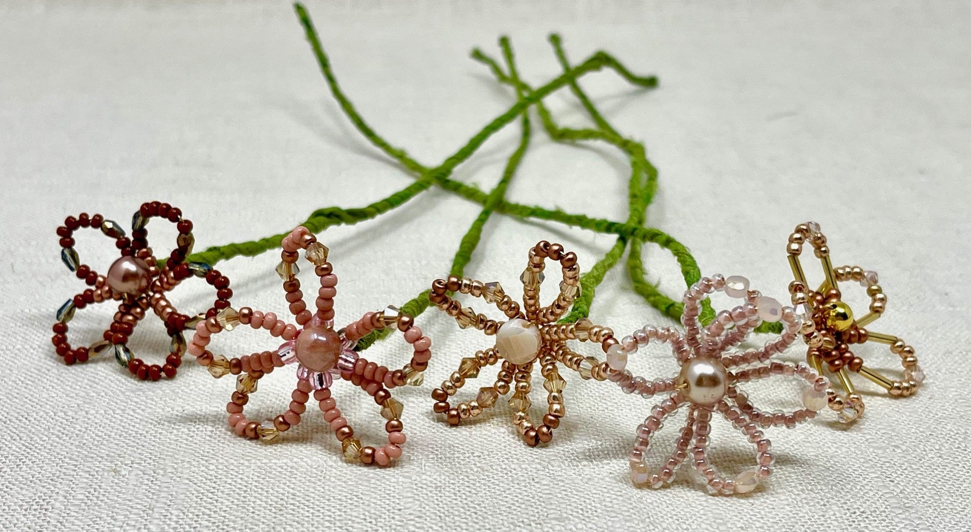 evermore | beaded flower stems