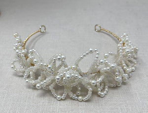 lilliana | pearl flower headband