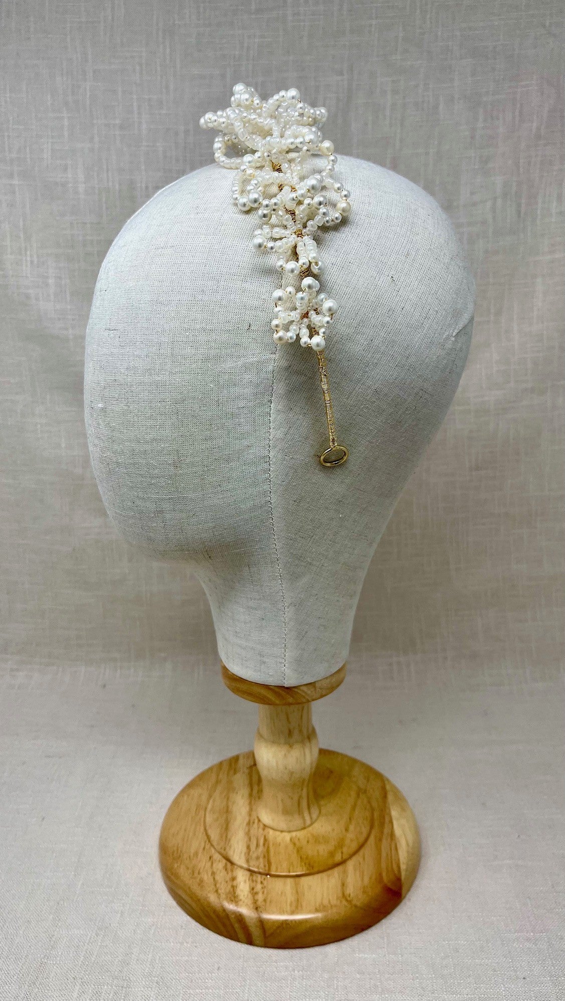 lilliana | pearl flower headband